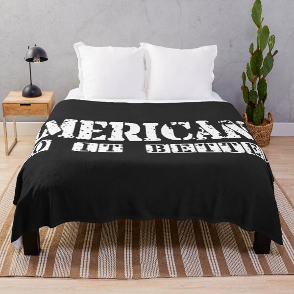 Item preview, Americans do it better (or not ;) black and white version designed and sold by blastshmucks.