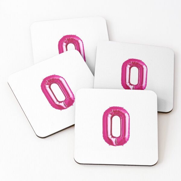 Item preview, Zero Number 0 Metallic Hot Pink Mylar Foil Helium Balloon for Newborns designed and sold by Birthdates.