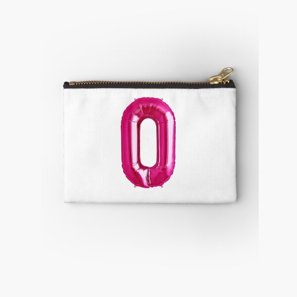 Item preview, Zero Number 0 Metallic Hot Pink Mylar Foil Helium Balloon for Newborns designed and sold by Birthdates.