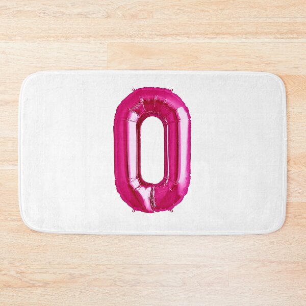 Item preview, Zero Number 0 Metallic Hot Pink Mylar Foil Helium Balloon for Newborns designed and sold by Birthdates.