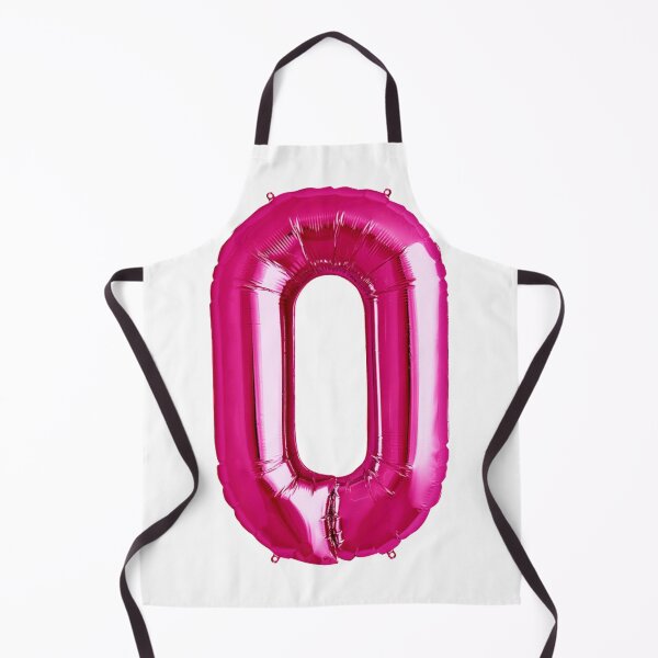 Item preview, Zero Number 0 Metallic Hot Pink Mylar Foil Helium Balloon for Newborns designed and sold by Birthdates.
