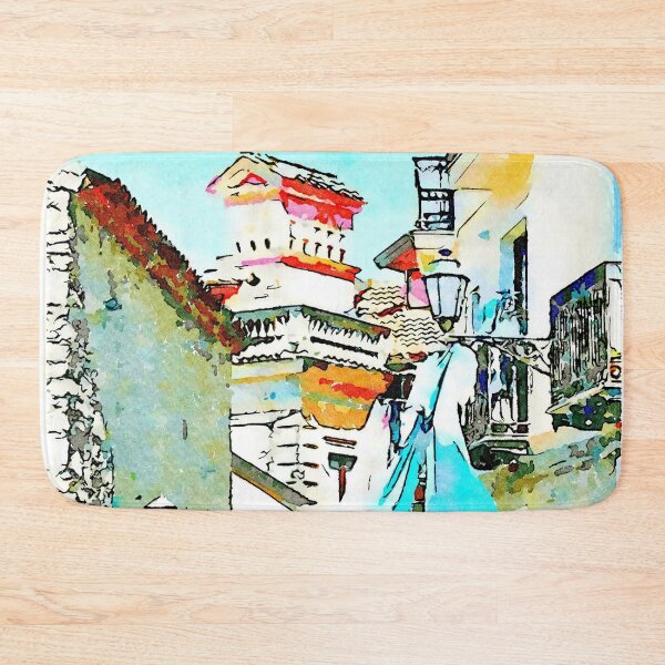 Item preview, Agropoli: glimpse of the alley with clothes hanging designed and sold by Giuseppe Cocco.