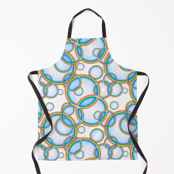 Item preview, Rainbow Circles on White designed and sold by pattypattern.