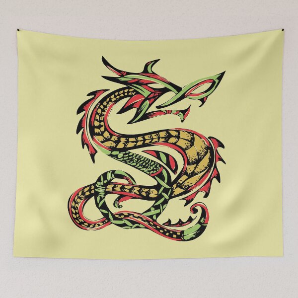 Item preview, Dragon illustration designed and sold by Omtatsat.