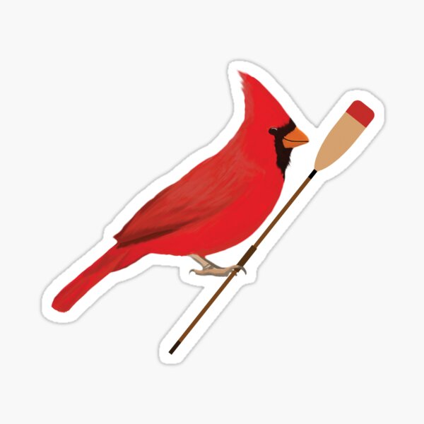 Crew Cardinal Sticker