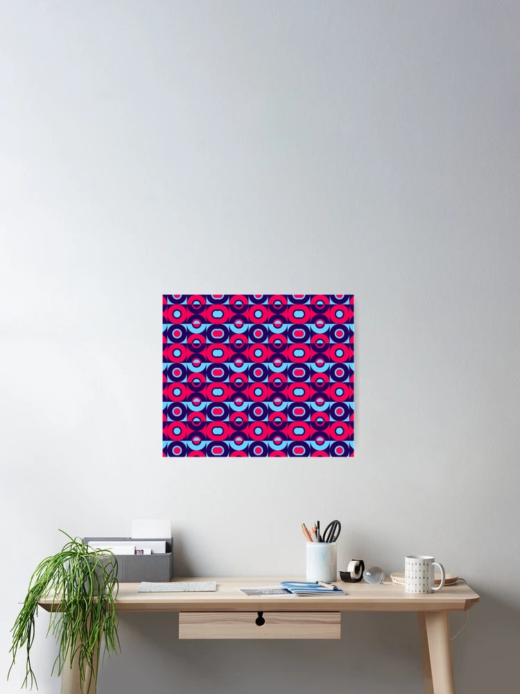 Thumbnail 2 of 3, Poster, Red Pattern designed and sold by PickCreation.