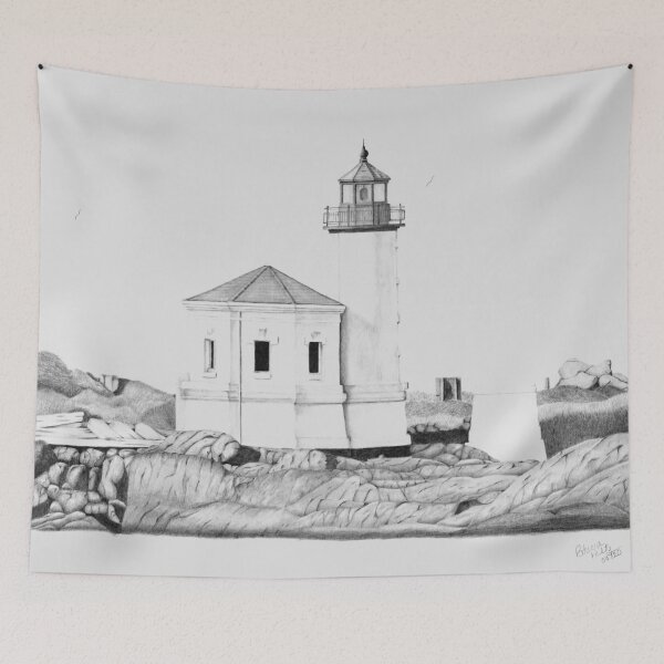 Item preview, Bandon Coquille River Lighthouse designed and sold by PatriciaHiltz.