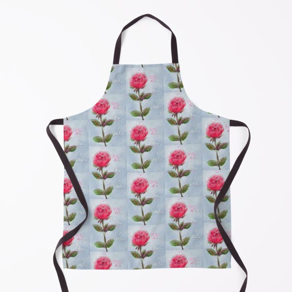 Item preview, Pink Rose Painting: Love, Peace and Justice  designed and sold by Clare Walker.