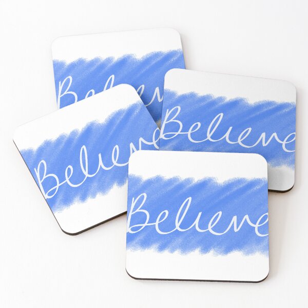 Item preview, Believe | Calligraphy | Affirmations | Motivational Quotes | Gift Idea | Cute Decor designed and sold by GabrieTaylor.