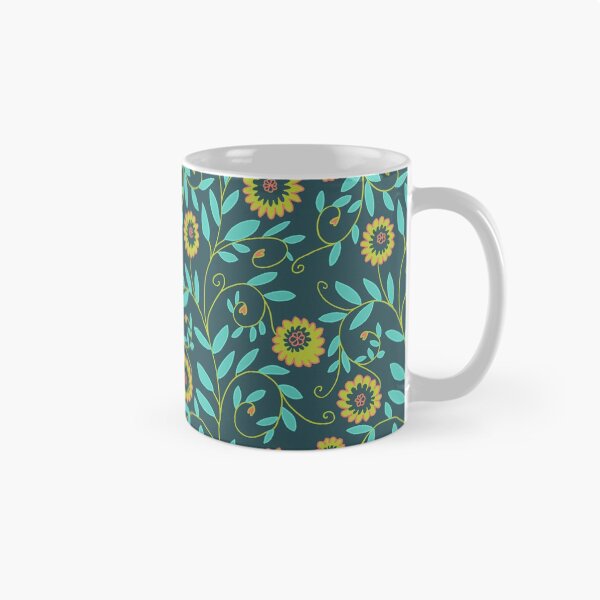 Item preview, Verde azulado floral designed and sold by farreystudio.