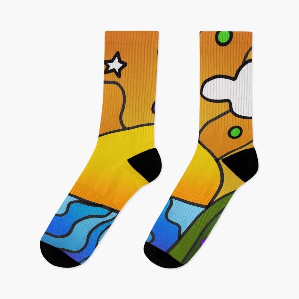 Item preview, Psychedelic art - Sunrise Over Water and Hills designed and sold by madtoyman.