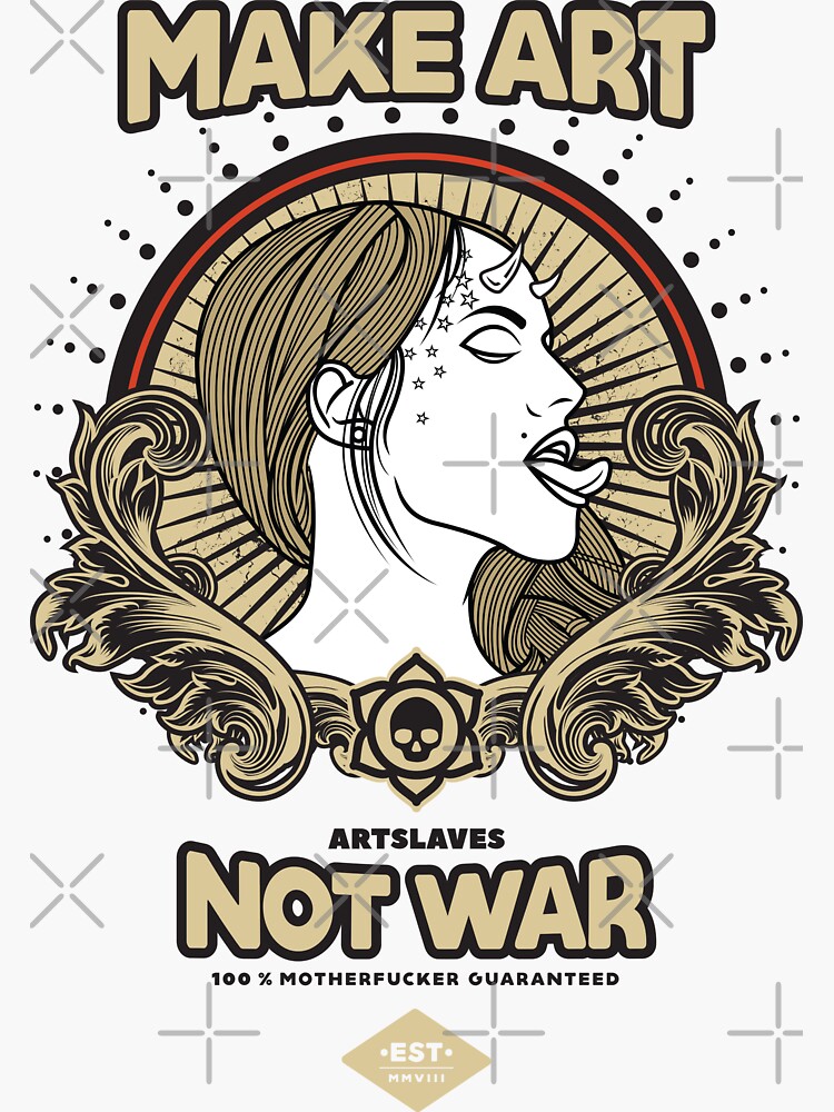 Make Art, Not War by artslaves