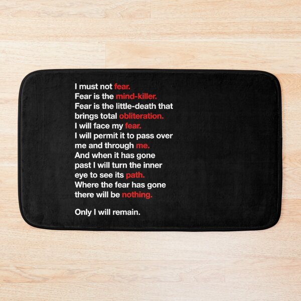 Item preview, DUNE - Litany Against Fear designed and sold by JoelJochim.