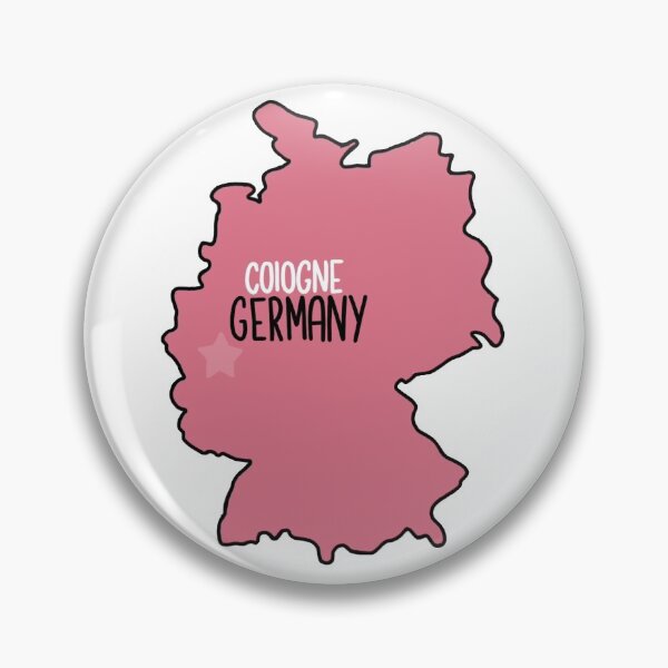 Item preview, cologne, germany map designed and sold by emmakathrynlee.