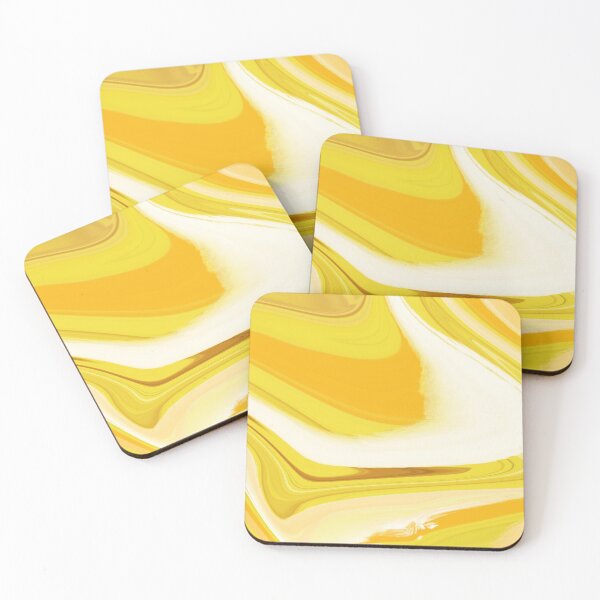 Item preview, Yellow Marbled designed and sold by ef designs co.