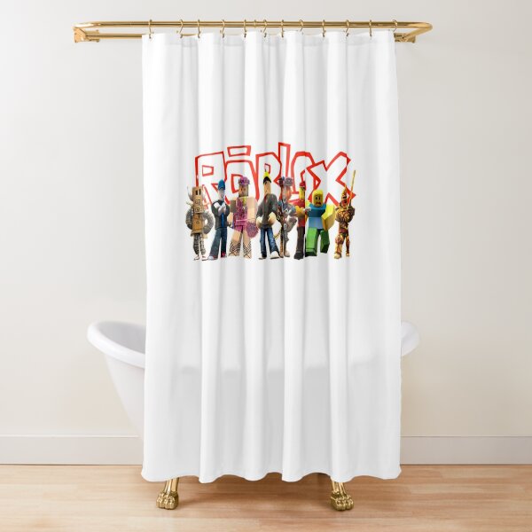 Cortinas De Ducha Ninos Roblox Redbubble - hogar ninos roblox redbubble