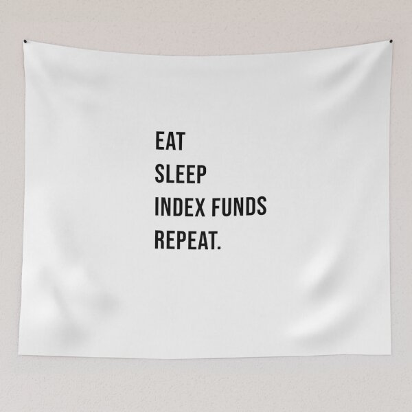 Item preview, Eat Sleep Index Funds Repeat - Money Motivation designed and sold by James Gunn.