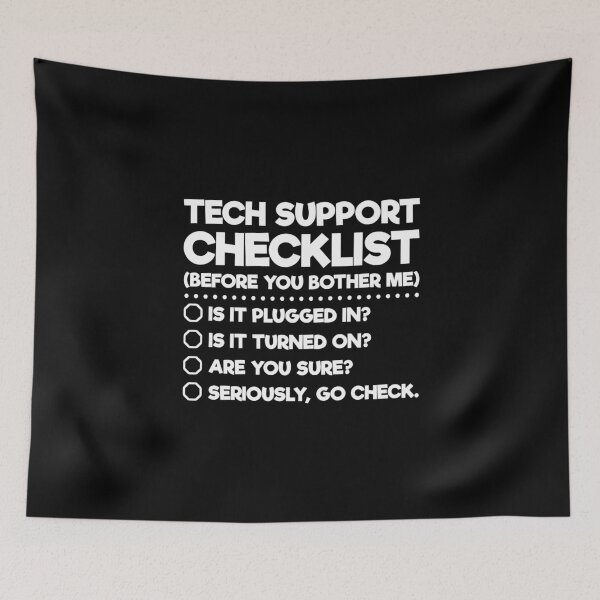 Item preview, Tech Support Checklist  designed and sold by Vanover Designs.