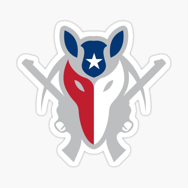 Texas Armadillo Militia Sticker
