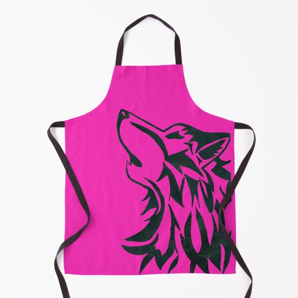 Item preview, pink wolf designed and sold by lenaliluna.