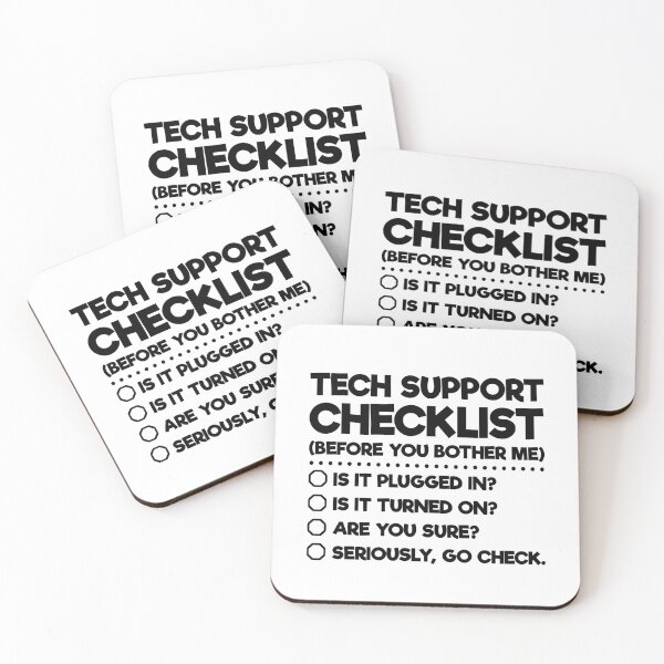 Item preview, Tech Support Checklist  designed and sold by Vanover Designs.