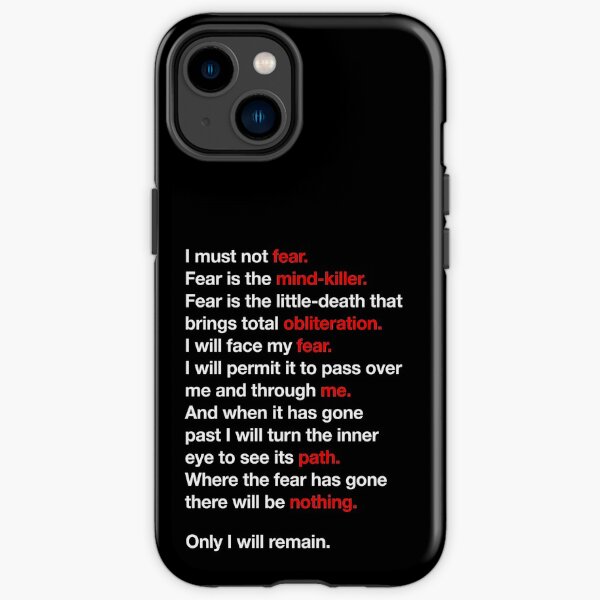 DUNE - Litany Against Fear iPhone Tough Case