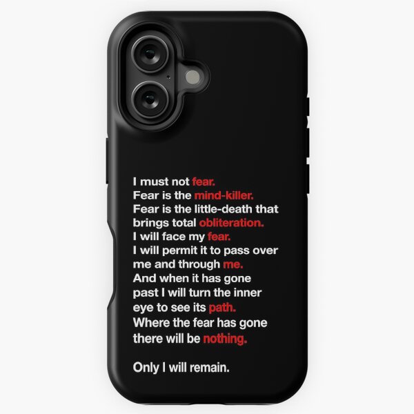 Item preview, DUNE - Litany Against Fear designed and sold by JoelJochim.
