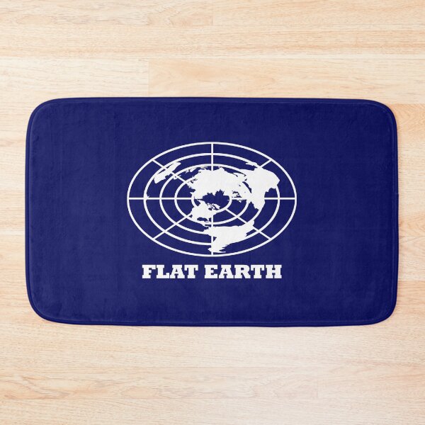 Item preview, Flat Earth (White/Navy) designed and sold by kirbeekatz.