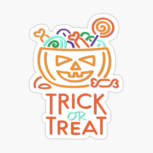 Item preview, Halloween Trick or Treat Carved Pumpkin Face designed and sold by daybreakagain.
