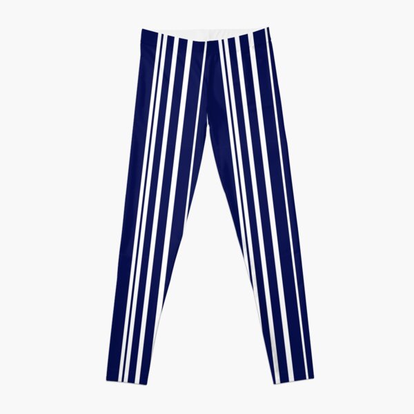 Blue vertical lines Leggings