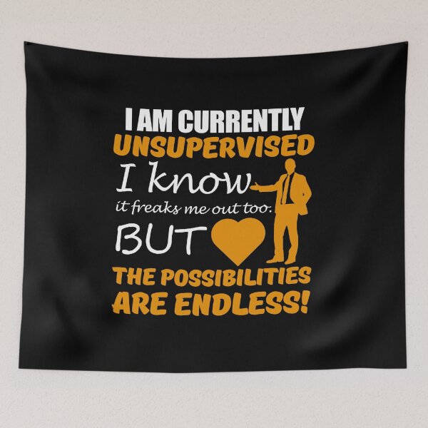 Item preview, I'm currently unsupervised - Awesome humorous person Gift designed and sold by Teenation9.