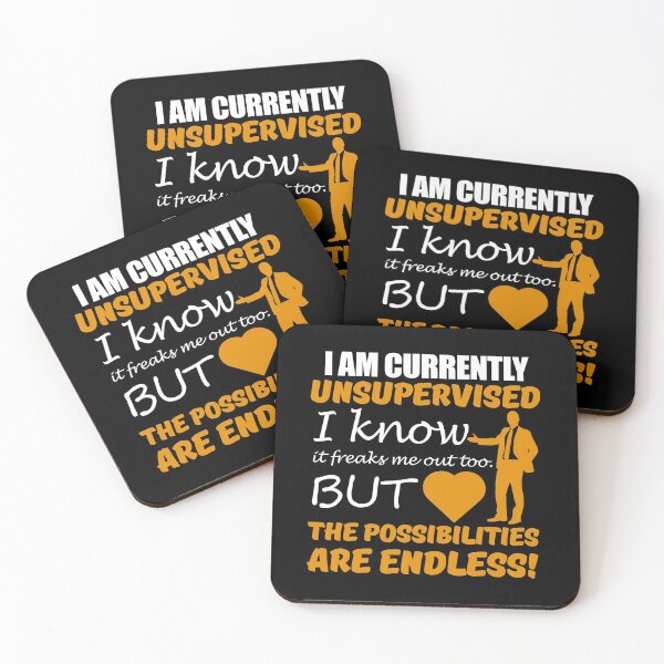 Item preview, I'm currently unsupervised - Awesome humorous person Gift designed and sold by Teenation9.
