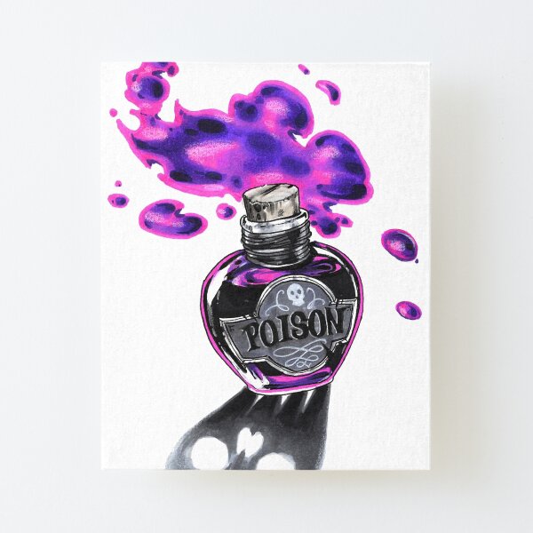 Poison Canvas Mounted Print