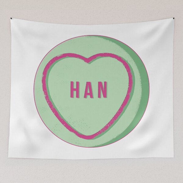 Item preview, STRAY KIDS Han Jisung - LOVE HEARTS Pastel Green Cute designed and sold by SugarSaint.