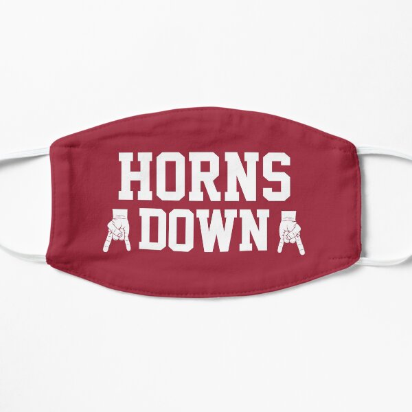 Horns Down - Burgundy/White Mask