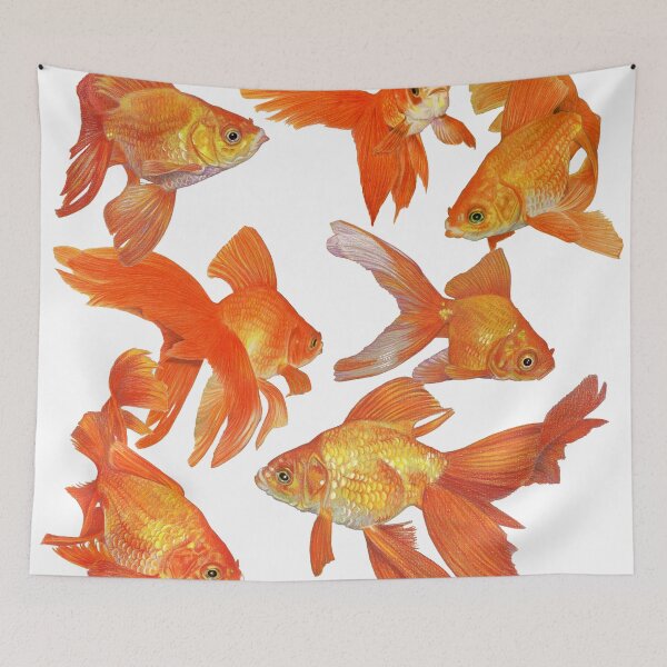 Item preview, Goldfish, Orange, Aquarium designed and sold by WendyBerry.