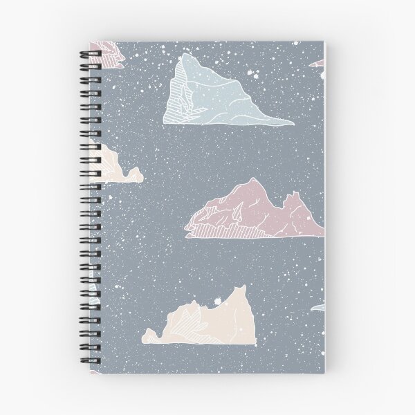 Item preview, cute pastel iceberg pattern designed and sold by bertiescrochu.