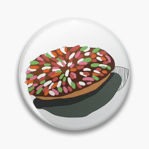 Item preview, Chocolate Donut with Colorful Sprinkles  designed and sold by laladoodles.