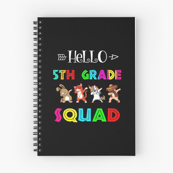 Item preview, Hello 5th Fifth Grade Squad designed and sold by MinsND.