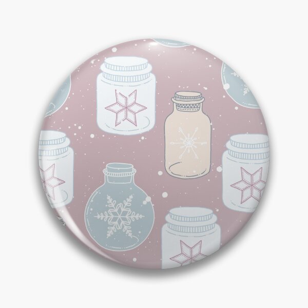 Item preview, cute christmas mason jar pattern decoration designed and sold by bertiescrochu.