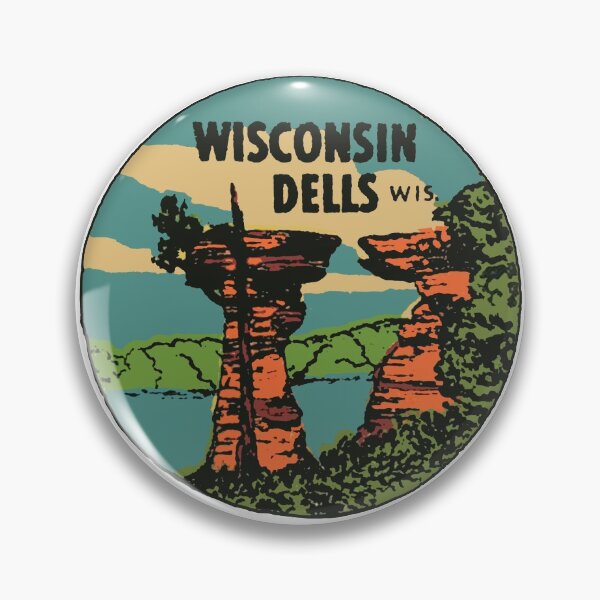 Item preview, Vintage Wisconsin Dells Decal designed and sold by Decal Mania.