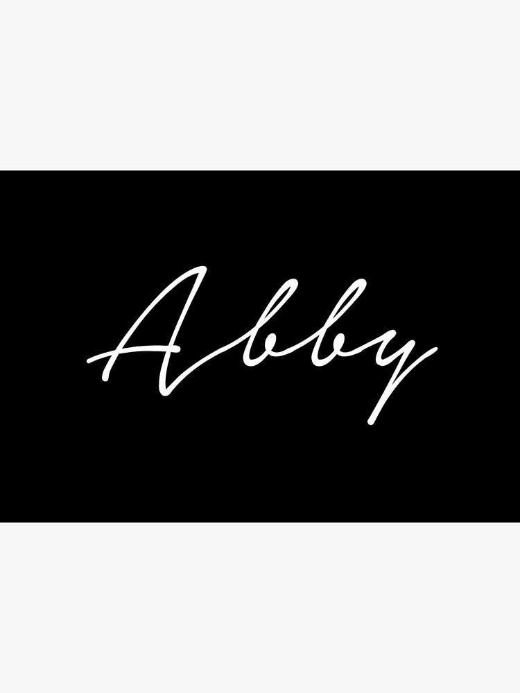 Abby Name Personalised Name Custom print " Art Board Print for Sale by  commontruth | Redbubble