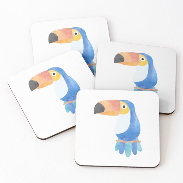 Item preview, watercolor toucan, tropical, bird, watercolor, summer designed and sold by Terevela.