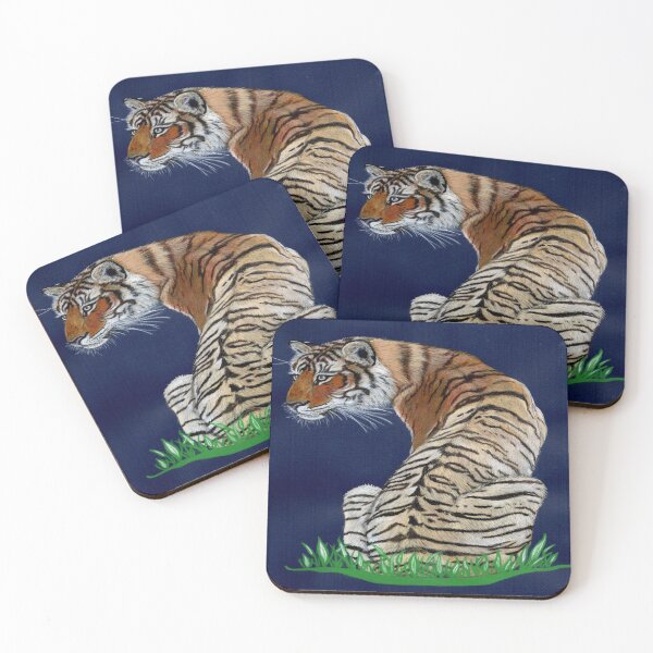 Item preview, Claudette the Tiger  designed and sold by JessFoxwellArt.