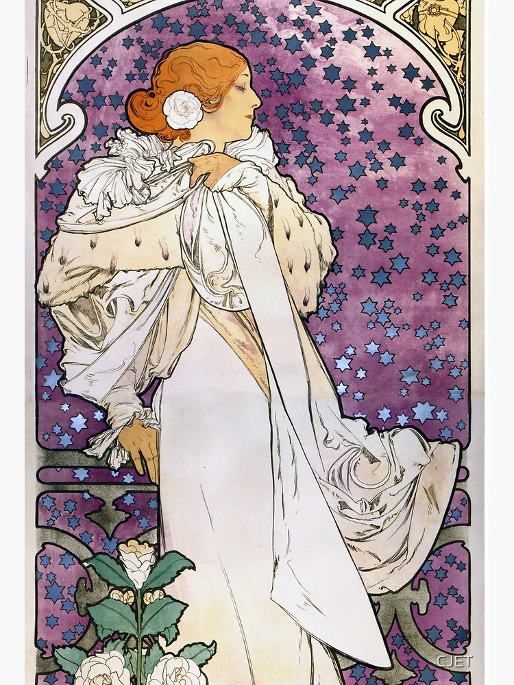 The Lady of the Camellias - Alphonse Mucha - 1896