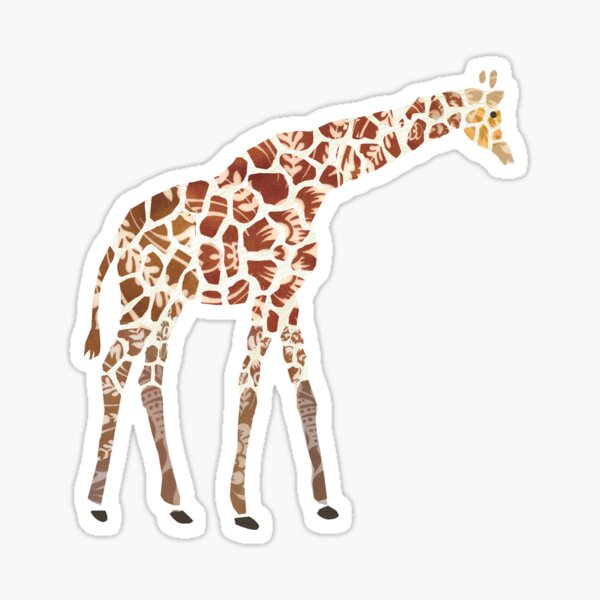 Giraffe Pattern Sticker