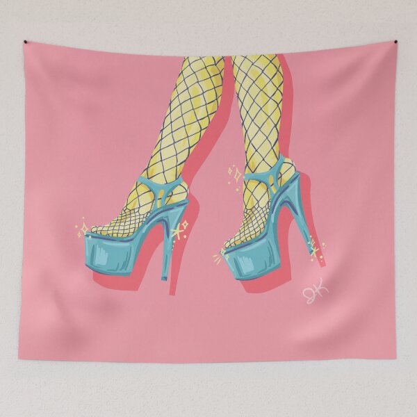 Item preview, Pink Heels designed and sold by illustrakatri.