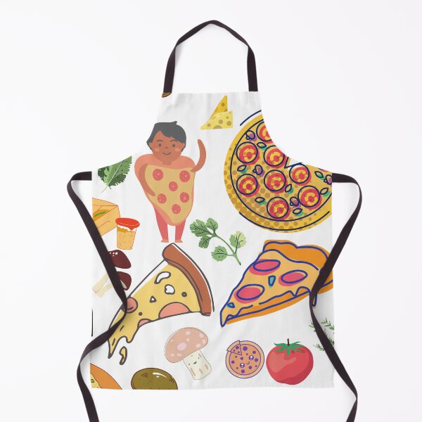 Item preview, Cute Pizza Pattern designed and sold by SomebodyArts.