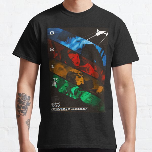 cowboy bebop rainbow shirt