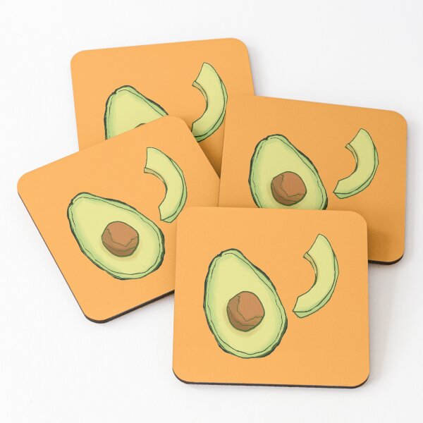 Item preview, Avocado Sliced and Halved designed and sold by elysedraws.
